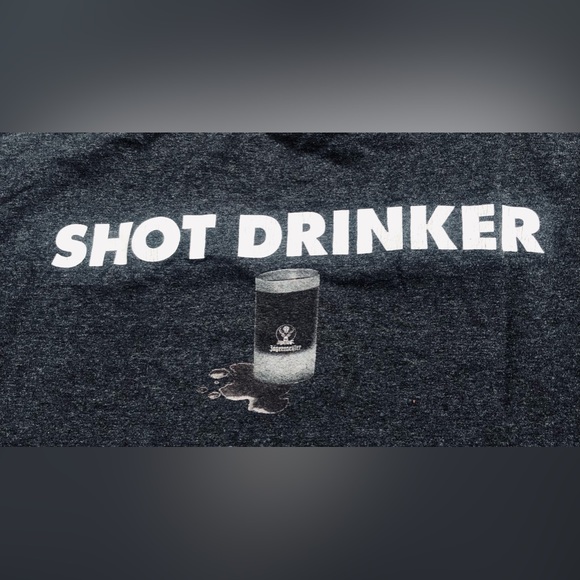 Vintage 90s Jäegermeister Logo Shot Drinker Promo T Shirt XL - Picture 3 of 5